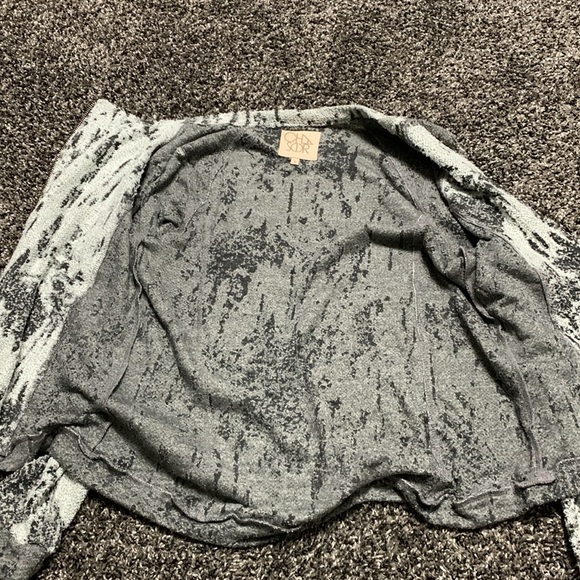 Chaser Burnout Moto Sweater Jacket S - Picture 6 of 10